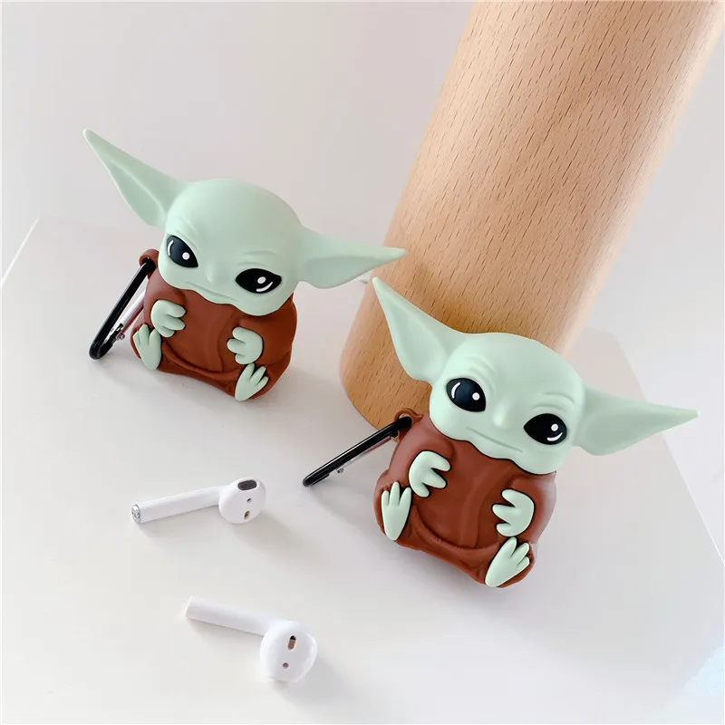 

Yoda Baby Master 3D Star Master Wars Anime Movies Film Earphone Case for AirPods Pro 1 2 3 Fashion Free Shipping, Light green