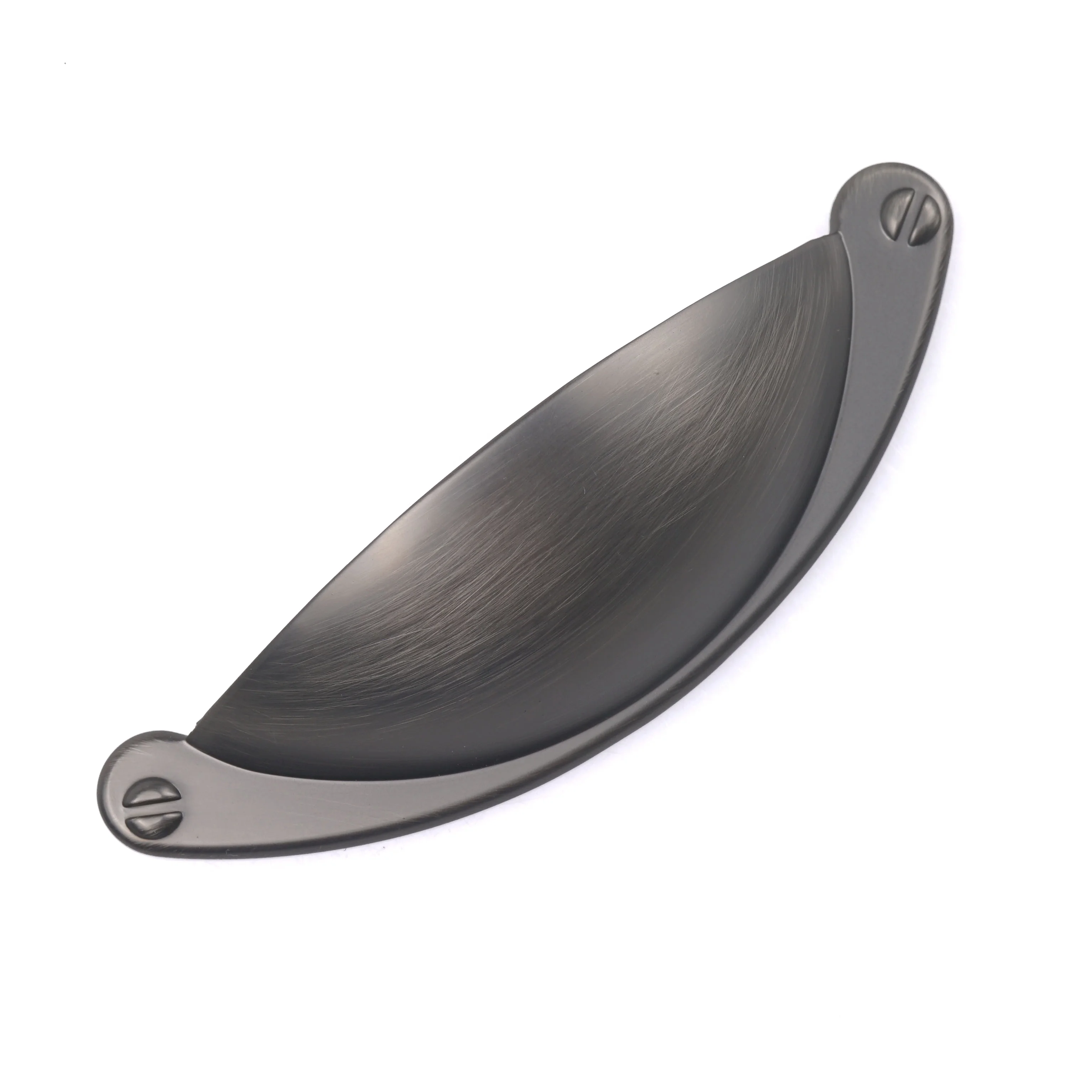 Zinc Alloy 76mm Drawer Pulls Bin Cup Drawer Handle Cup Pull Handles Bow