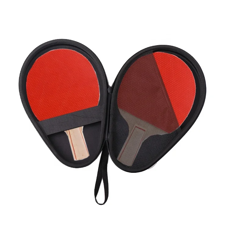 

Custom Ball Paddle Storage Bag Waterproof Eva Table Tennis Racket Case Sport Table Tennis Case Bag For Packing 2 Pcs Racket, Customized