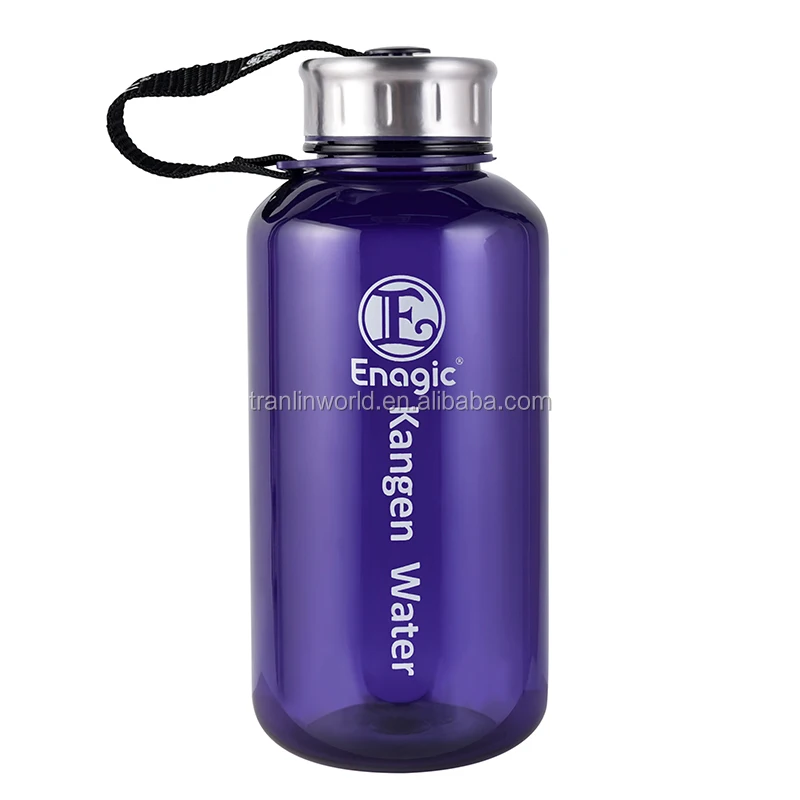 

INS style Large capacity BPA Free 1000ml Tritan plastic drinking water bottle, plastic water bottle Clear Purple, Dark purple