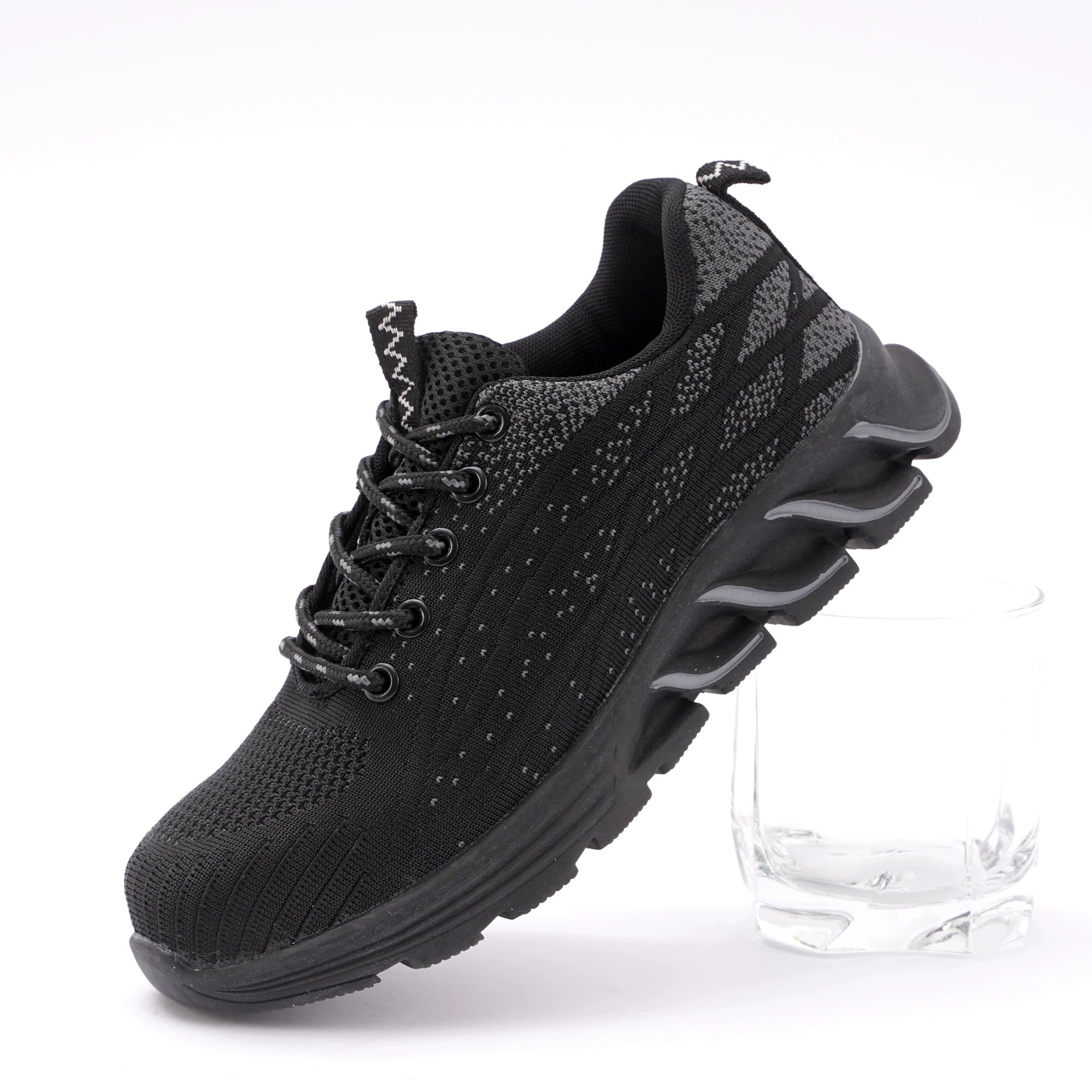 

VOKEA OEM Men's Outdoor Hiking Steel Toe Cap Shoes Construction Breathable Safety Shoes Lightweight Work Shoes