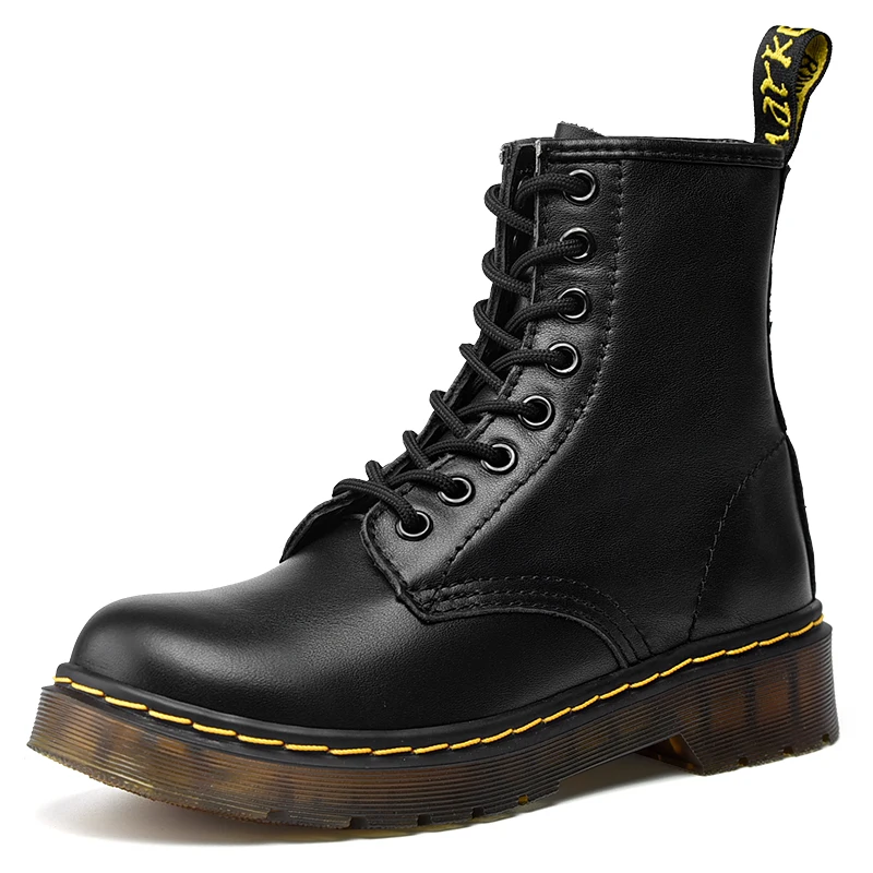 

A8 Women Casual Shoes Autumn Winter Martin Boots Girls Shoes Fashion Leather Soft Antislip Girls Boots Sport Running Shoes, 1 color