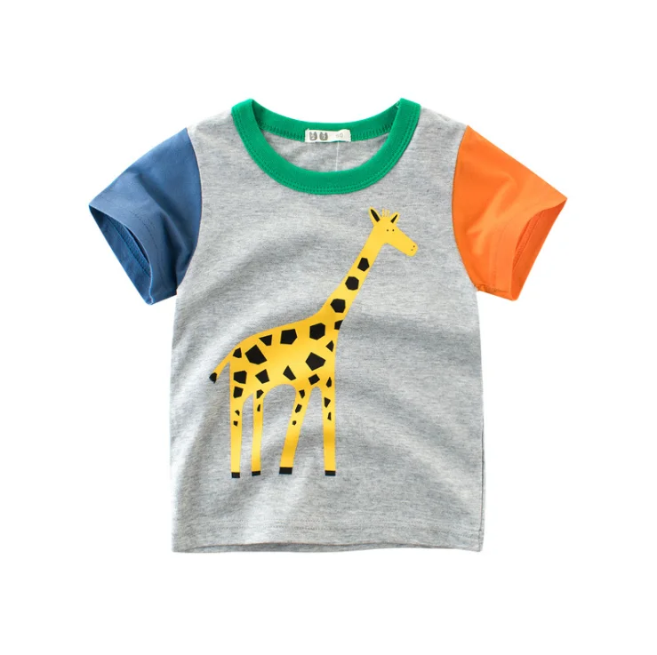 

Wholesale modern fashion cartoon printing kids tshirt for children