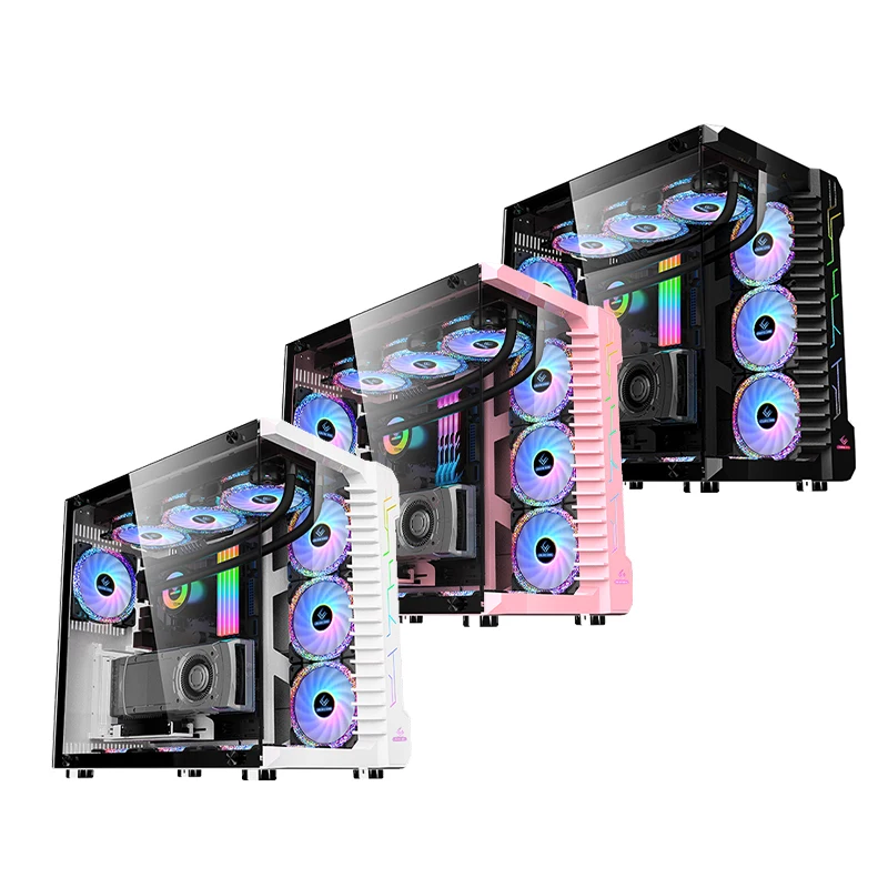 

Factory custom Hot Selling New Model Factory Price Low MOQ ATX/Micro-ATX Case PC Gaming RGB Fans Computer Cases & Towers server