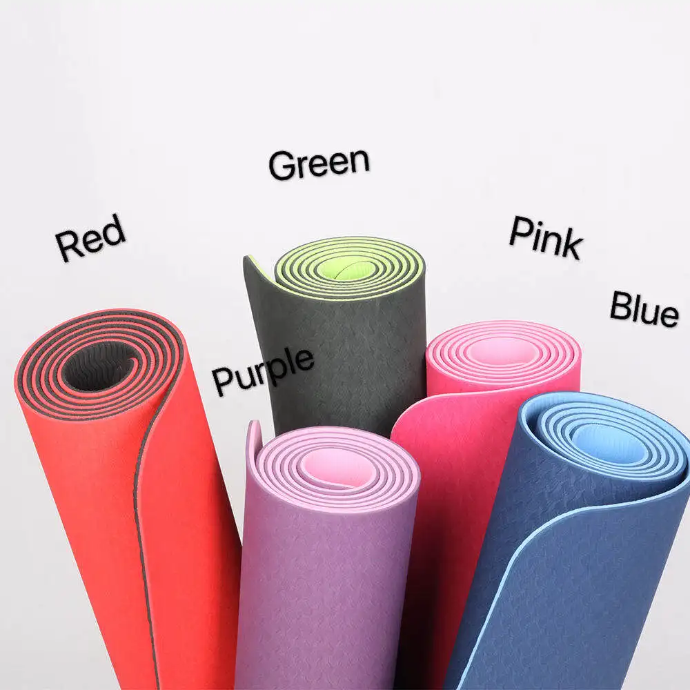 

Eco-Friendly Pilates Mat Non-Slip Natural Rubber TPE Strength Training Gym Yoga Mat, Customized
