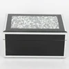 Mirror Black Luxury Diamond Glass Jewelry box-Wedding Collection +Beveled Mirrored Bling-The Perfect Way to say I Love You