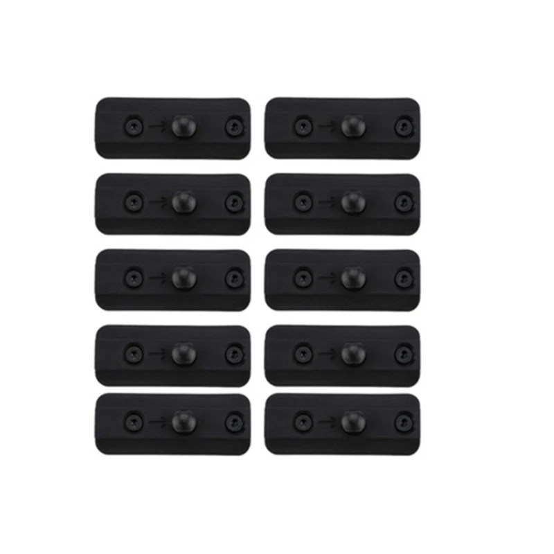 

10PCS KeyMod ADAPTER Tactical Rail Sling Swivel Studs Mount any Harris style and accessories with sling bolts, Black