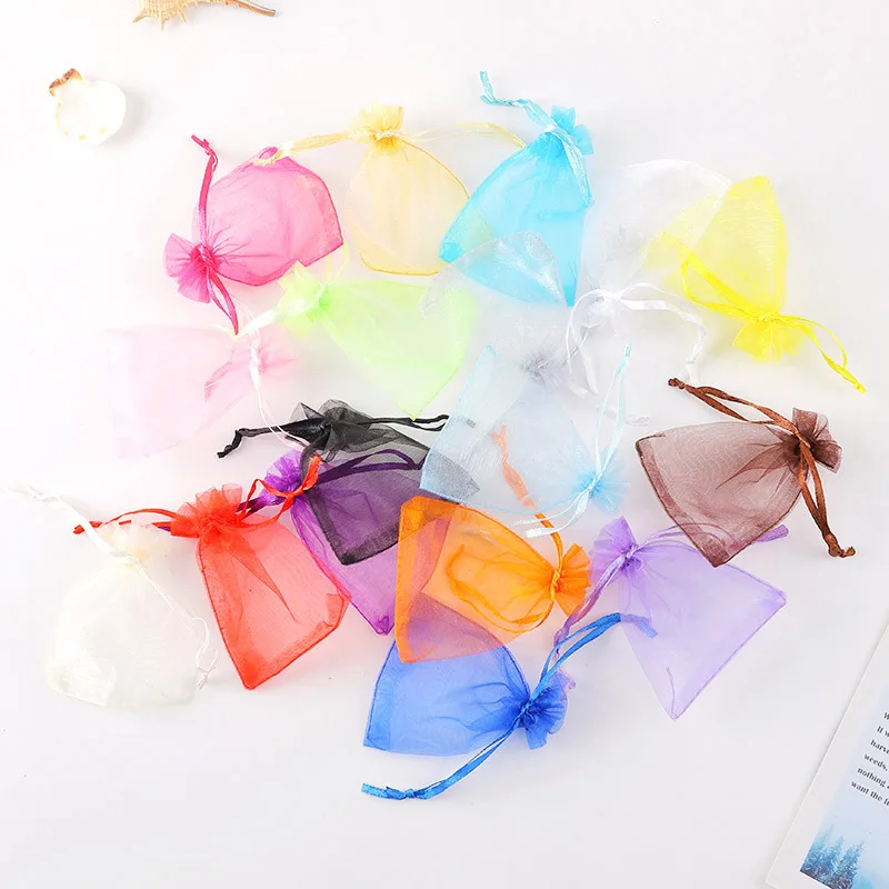 

Organza Jewelry Packaging Bag Wedding Party Decoration Gift Bag Ring Necklace Bracelet Bag