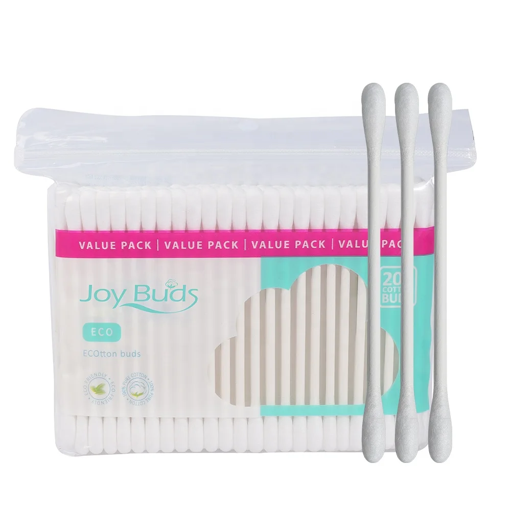 

Amazon online shopping pet cleaning sterile cotton buds ear swab make up sustainable safety material paper stick cotton swabs, Customized