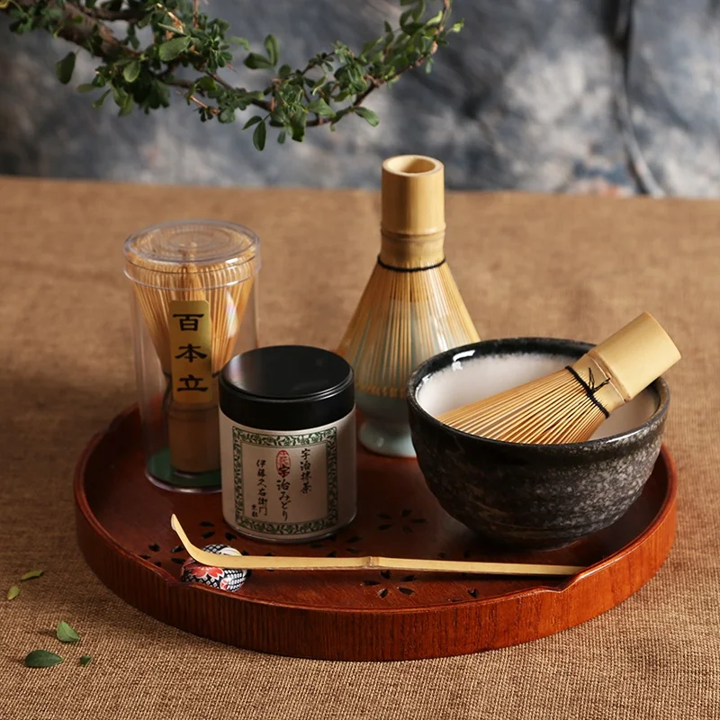 

Japanese Ceremony Bamboo 64 Matcha Powder Whisk Green Tea Chasen Brush Tools Tea Sets Green Tea Set Accessories, Nature bamboo