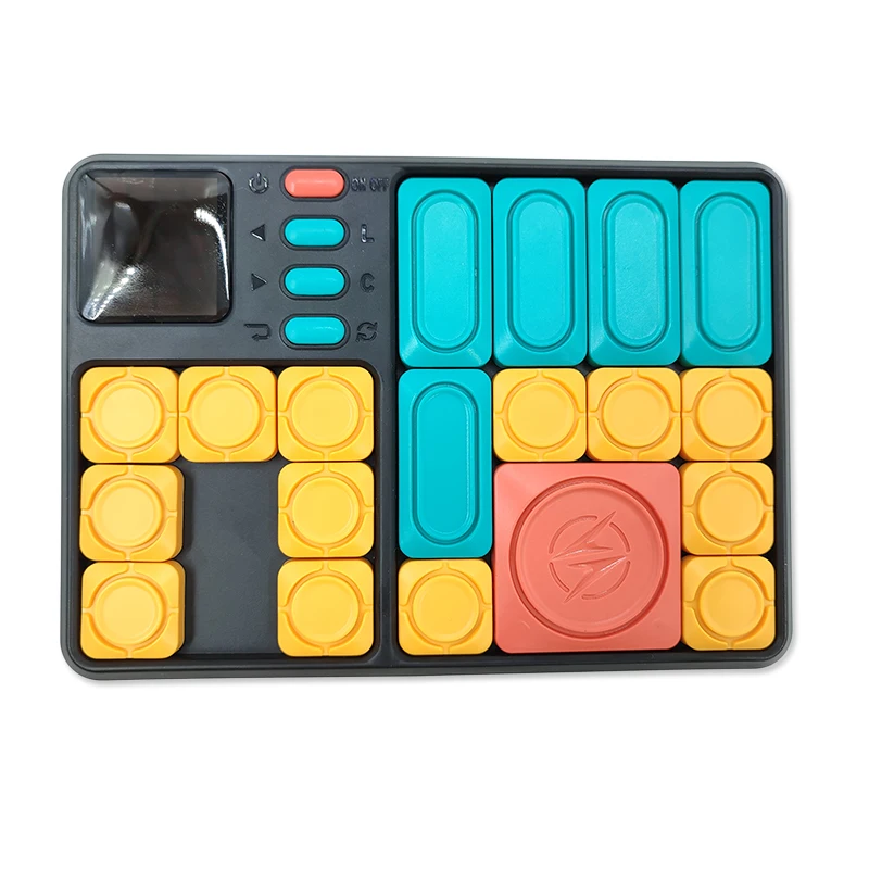 

Digital Slide Super Huarong Road Puzzle Box Brain Teaser Board Super Maze Game Toy