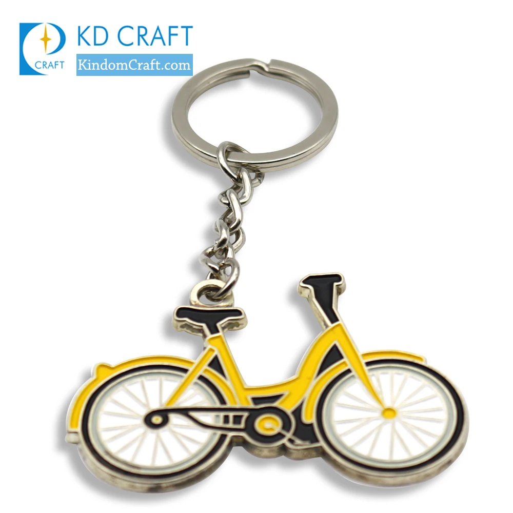 Unique Design Custom Make Metal 3d Embossed Bicycle Shaped Mobile