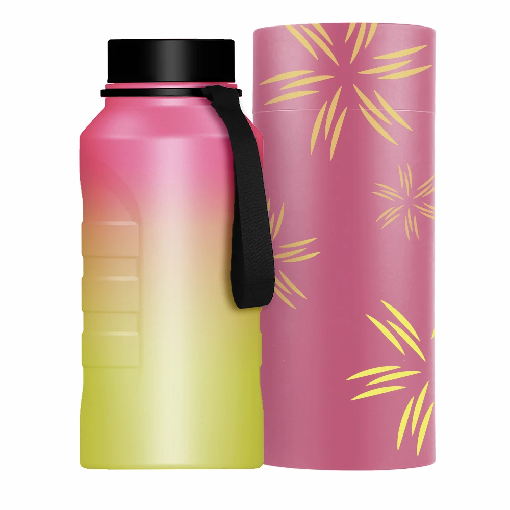 

New design Portable Single Wall food grade 304 Stainless Steel Sports water bottle Large capacity 1300ml custom logo for gyms, Customized color