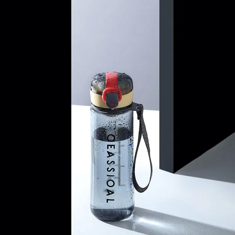 

Hot Sell Hot Sell motivational water bottle straw with Handle & Removable