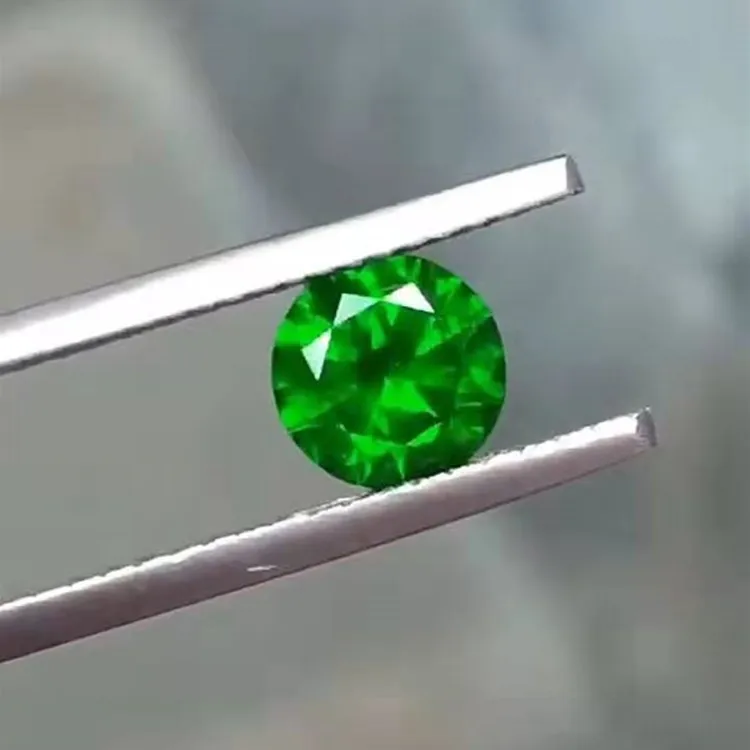 

high quality beautiful loose gemstone for jewelry making 1.18ct Russia vivid green natural demantoid
