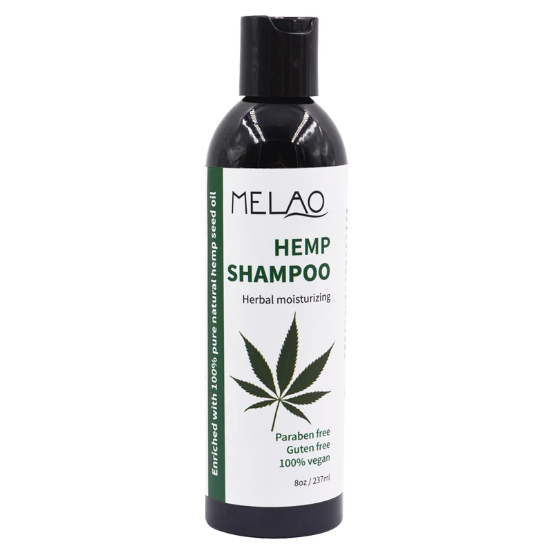 

Wholesale vegan hair natural argan oil hemp organic anti hair cbd hemp shampoo For Women/Men 237ml