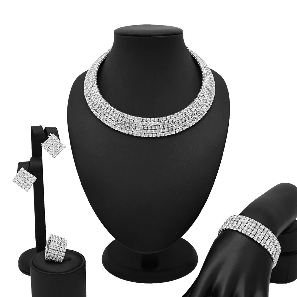 

new year latest beautiful jewelry sets gold fashion jewelry in stock items for woman CJ992