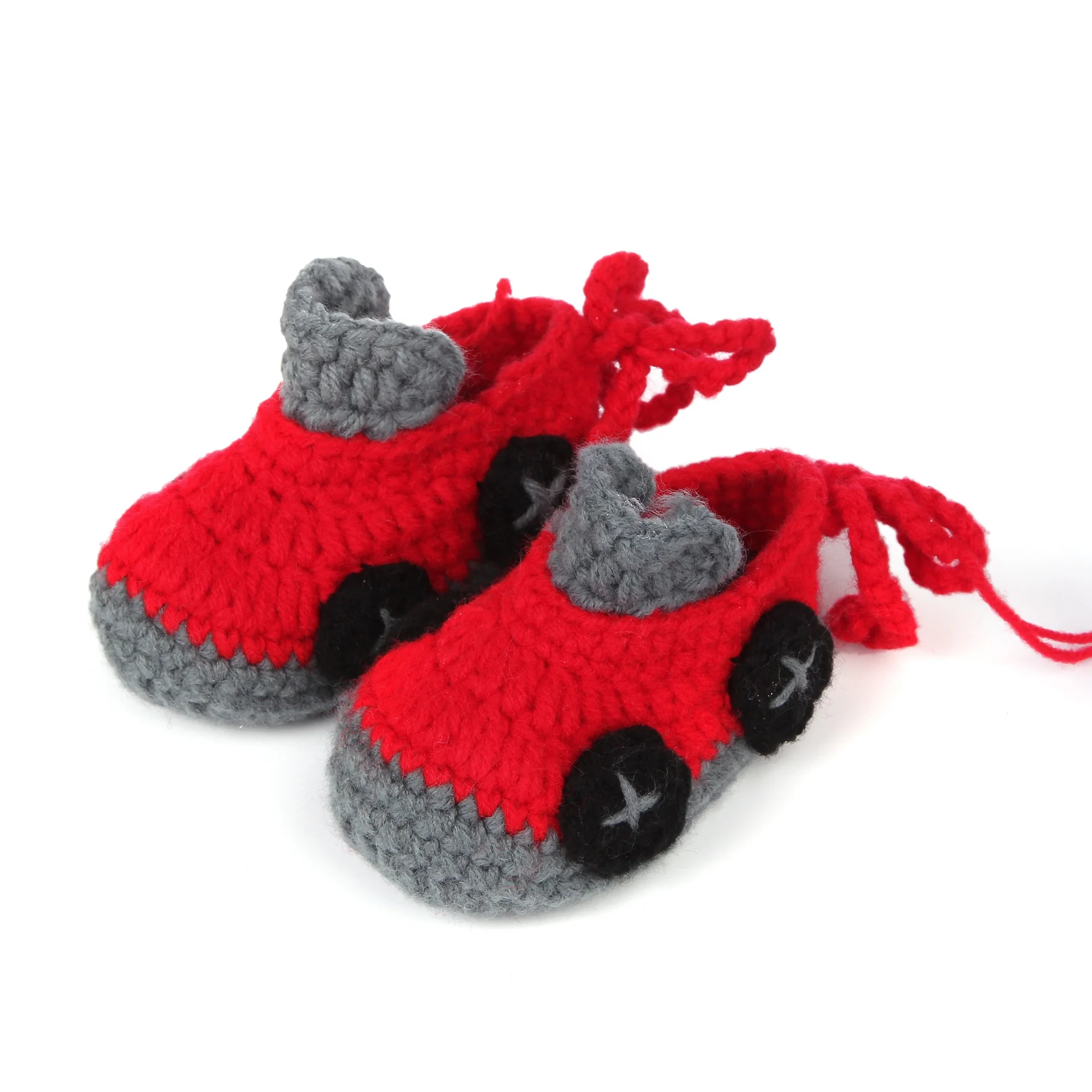 

2020 Hotselling 0-2 years handmade cartoon beauty infant prewalker newborn baby crochet shoes