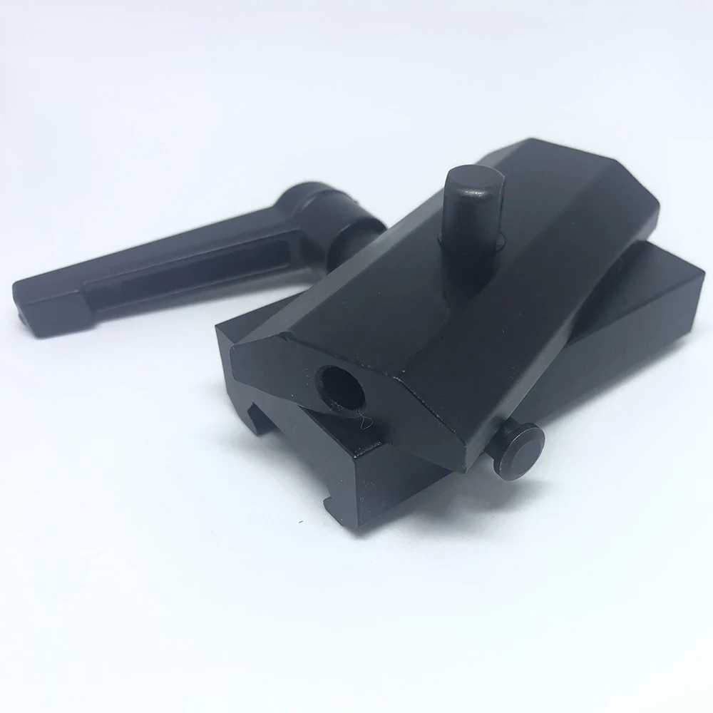 

Fyzlcion QD Rotatable Bipod Adapter for Harris Bipod with Pivot Lock, Black