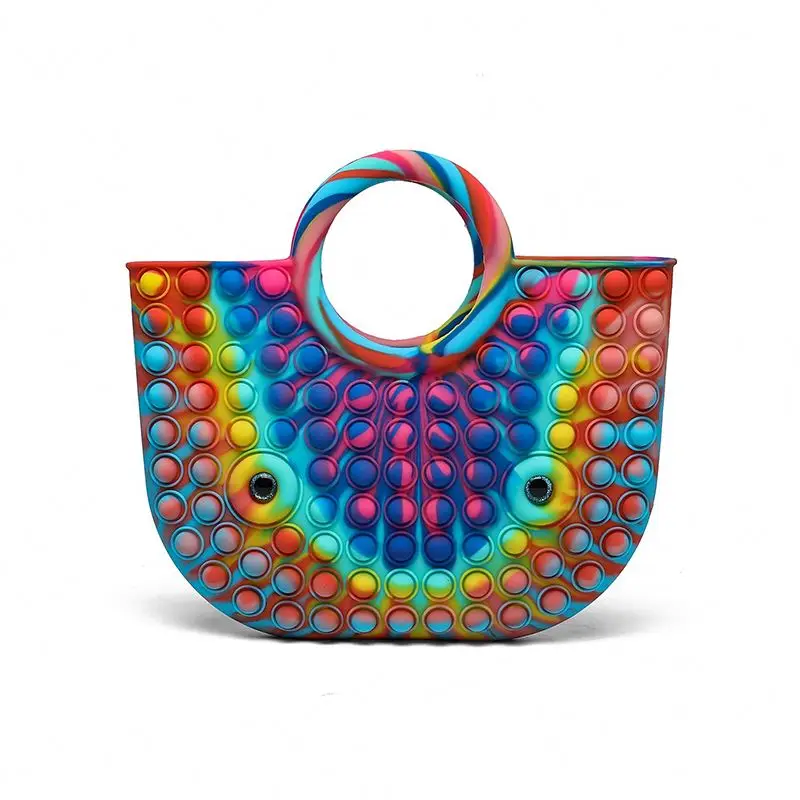 

FL-AB24 purses Fidget Purse Toy Crossbody for girls cheap Latest, Yellow,pink , green, rainbow