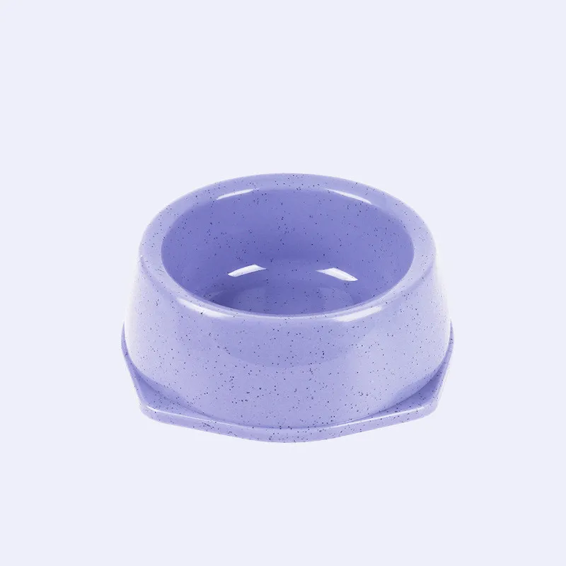 

Hot Sale Concise Candy Color Plastic Cat Bowl Pet Dog Food Bowl