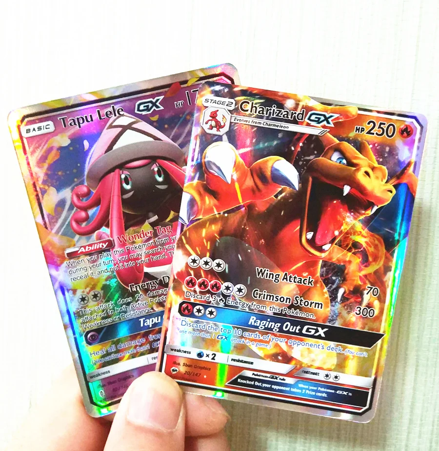 

Free Shipping Pokemon card Factory Custom Design Print OEM ODM GX EX Trading Cards Whosale, Colorful