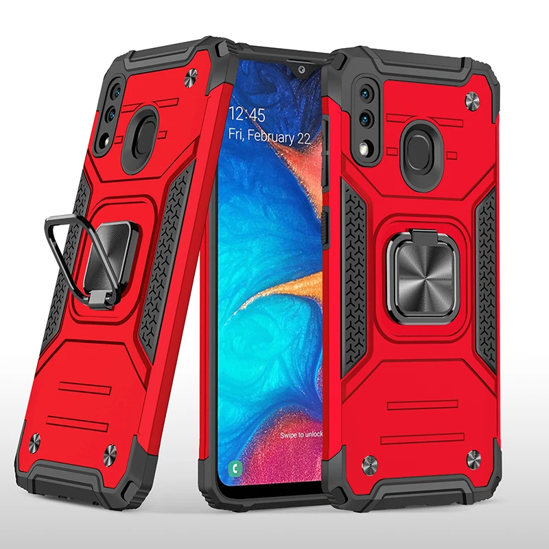 

Case For Samsung Galaxy A10S A20S A12 A32 A20 A30 A21 Shockproof Car Stand Back Phone Cover, 7 colors
