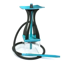 

Custom LED Acrylic Hookah Shisha Khalil Mamoon Portable Hookah