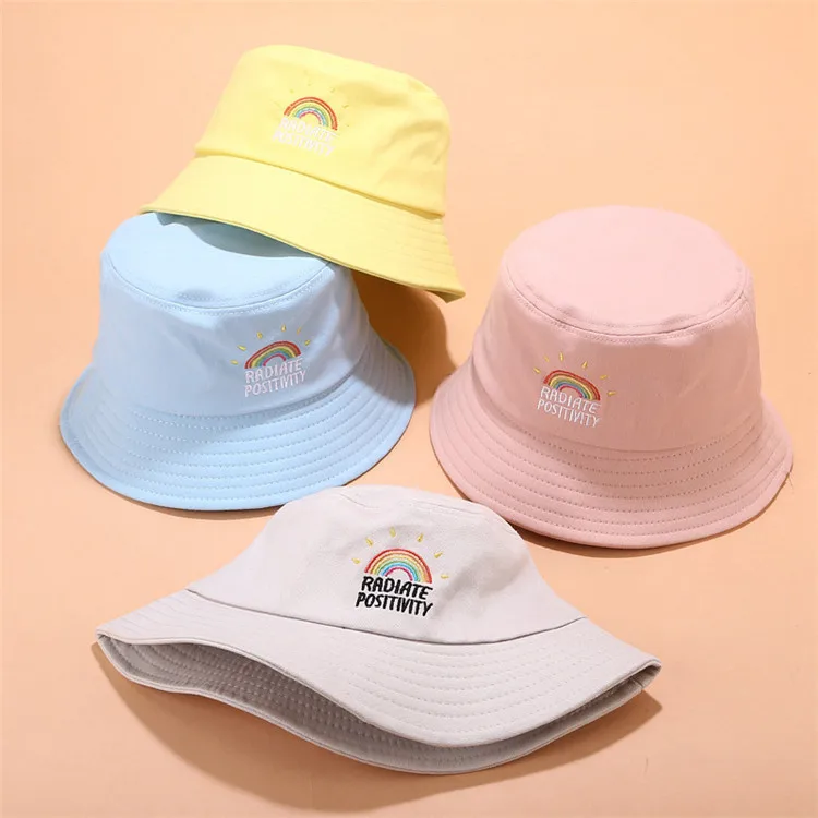 
Wholesale new design bulk plain colorful cheap bucket hat for promotion  (62355549684)