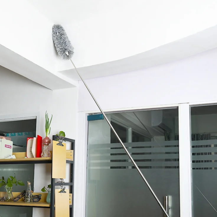 

Stainless Steel Extension Pole Extra Long Telescopic Dusters Extendable Feather Duster For Ceiling Fans