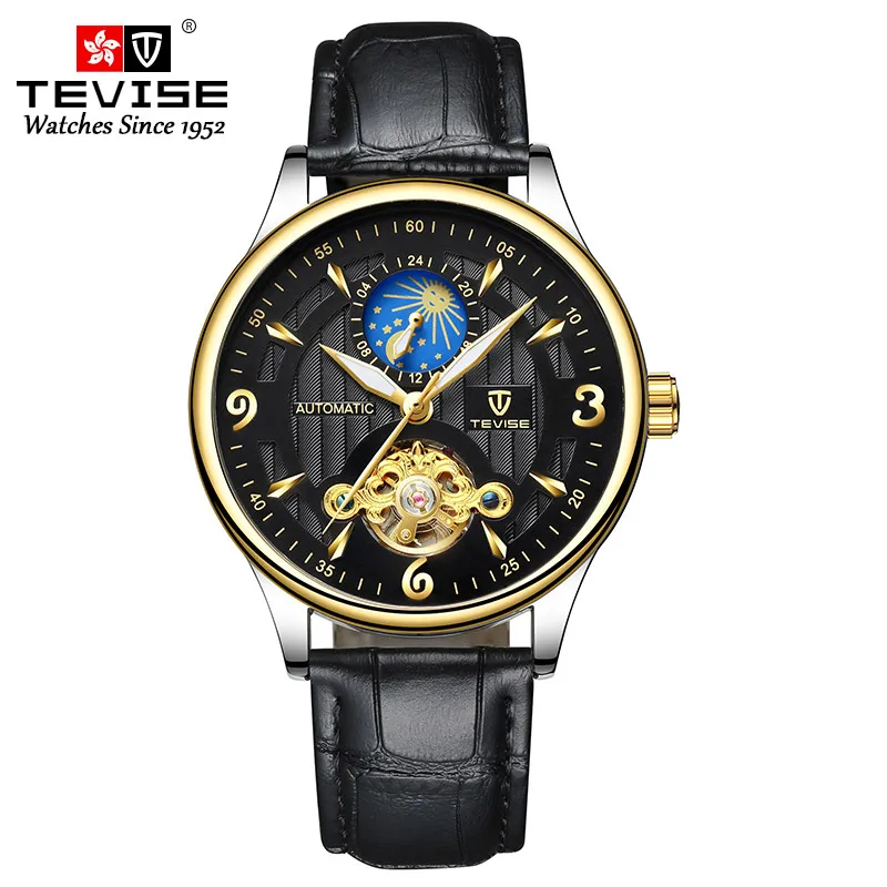 

High Quality 3ATM Daily Waterproof Watch Fully Automatic Mechanical Men's Wrist Watch Custom Logo Watches Chronograph