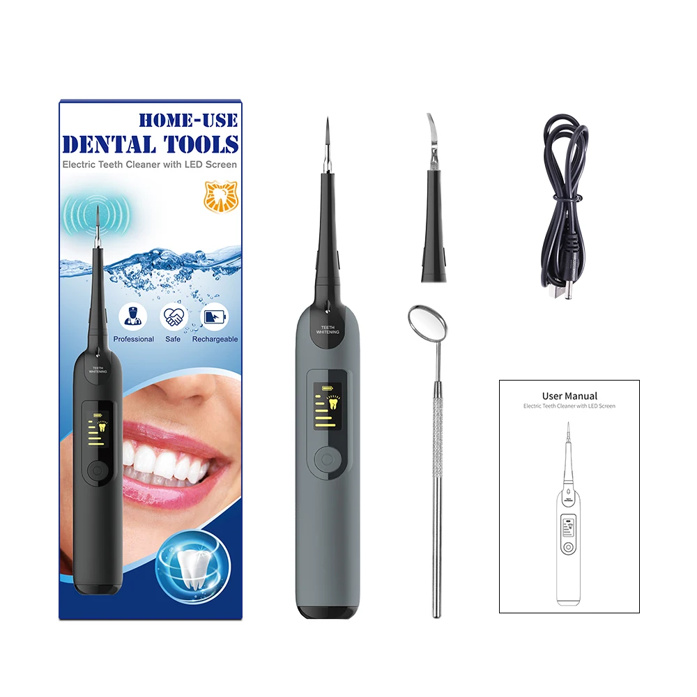 

Wholesale waterproof smart multi-functional dental calculus remover professional personal teeth cleaning kit 2022, Customized color