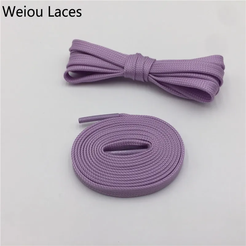 

2021 Weiou Glow Light Purple Bootlaces Glow In The Dark Reflective Shoelaces Customize Laces, 8 colours,support customize color