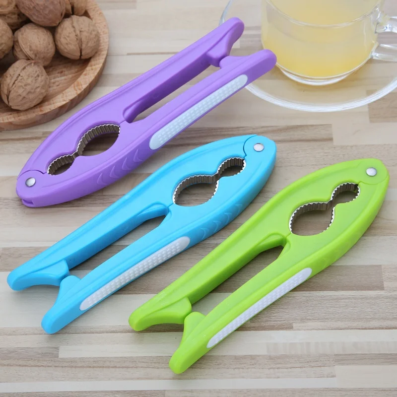 

Best selling colorful plastic lobster crab nut cracker sheller walnut pliers manual nutcracker nut tongs, Blue/green/purple