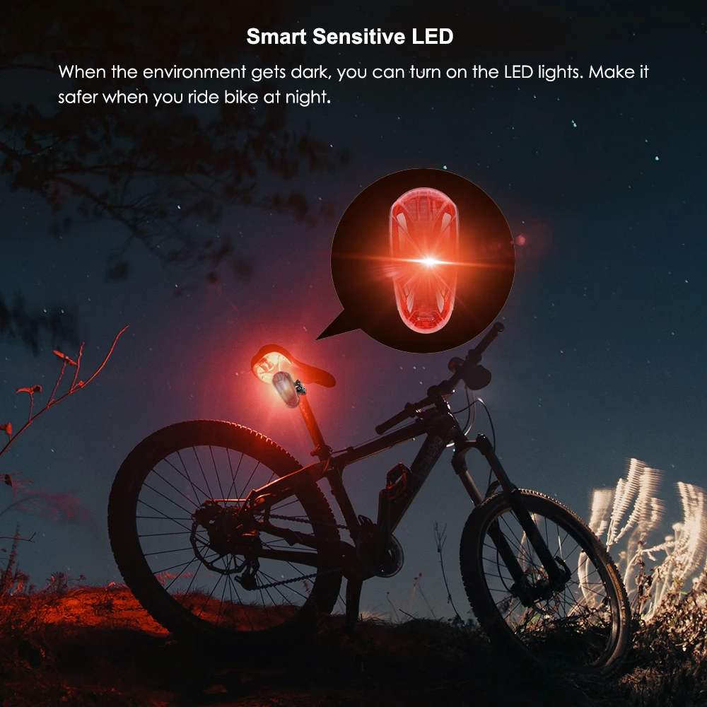 TK906 GPS Tracker Bike LED Light Hidden Design GPS Locator SOS low battery alarm Bicycle Tracking Device for Bike GPS Tracker