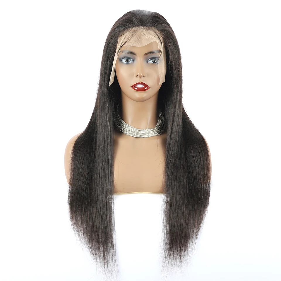 

13x4 HD Lace Frontal Wigs Brazilian Straight Human Hair Wigs 150% 180% 200% Human Hair Lace Wig For Black Woman
