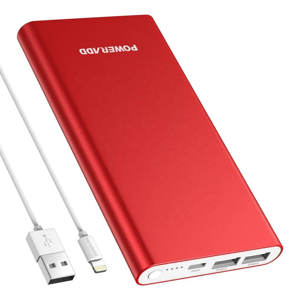

2021 New Ultra Thin 12000mAh Portable Mobile Charger Power Banks For Diary Outdoor Gift