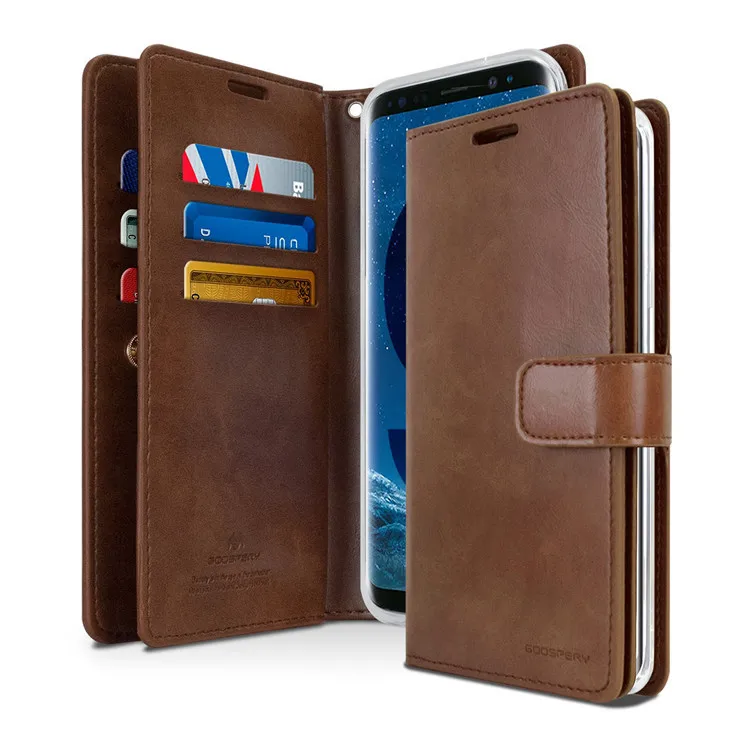 

9 Credit Card Slot Goospery Korea Mansoor Wallet Phone Case For Samsung Galaxy note 20 Ultra Leather Phone Case