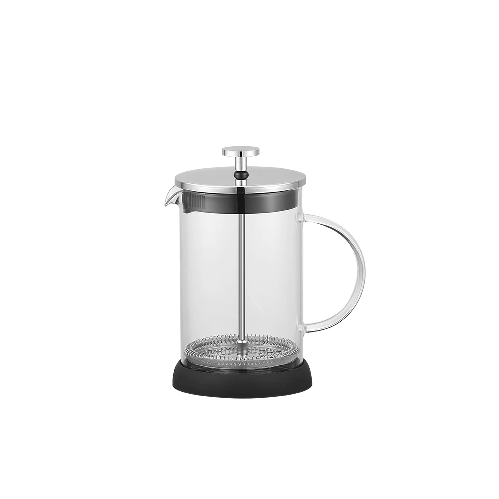 

Hot selling High Borosilicate Glass Coffee Maker With Handle French Coffee Press, Clear transparent