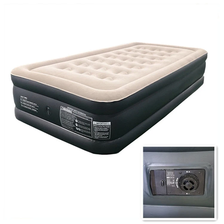 

Zhoya Double Height airbed intex Inflatable Bed with Built in Dual Pump Mattresses, As pic shown