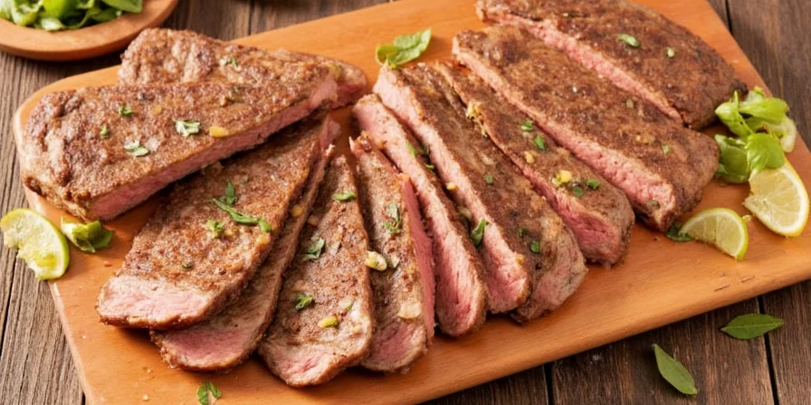 Smoky citrus steak