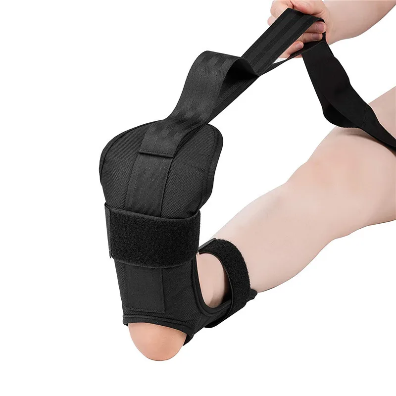 

Factory Lajin Auxiliary Ligament Yoga Fitness Training Equipment Ankle Stretcher Emulsion Yoga Stretching Band, Black,or any color is available