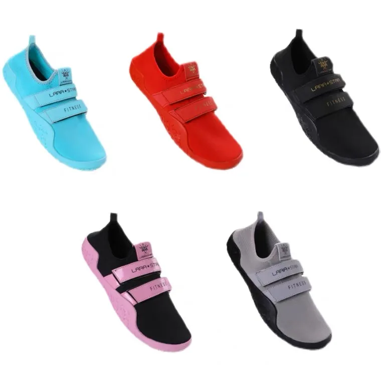 

Oem Knitted woman sports shoes fitness Fitness walking shoes Unisex Non-slip deadlift shoes, 8 colors for you to choose or customized