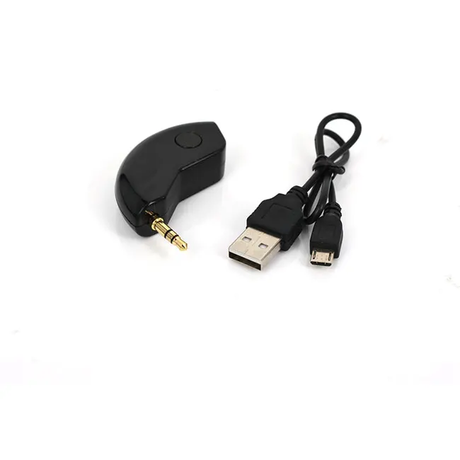 

BT-188 Wireless Audio Receiver 3.5mm Car AUX Audio Wireless Adapter for music and phone call, Black