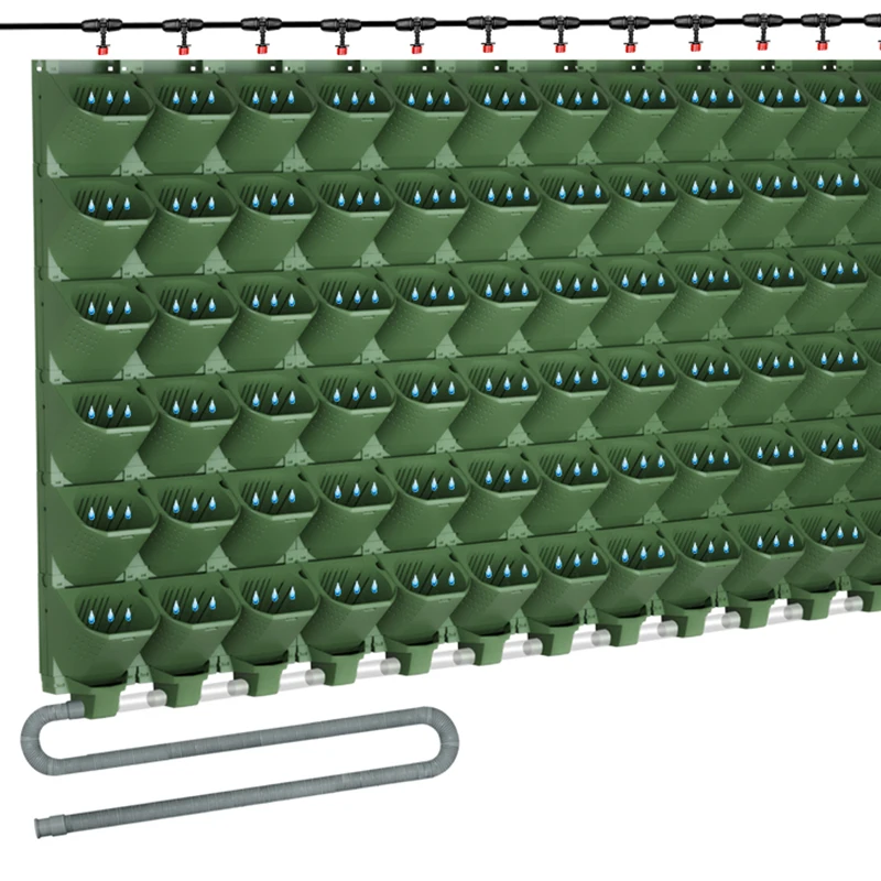 Vertical Garden Wall Automatic Watering Hydroponics Planting System Flowers Modern Plant Pot