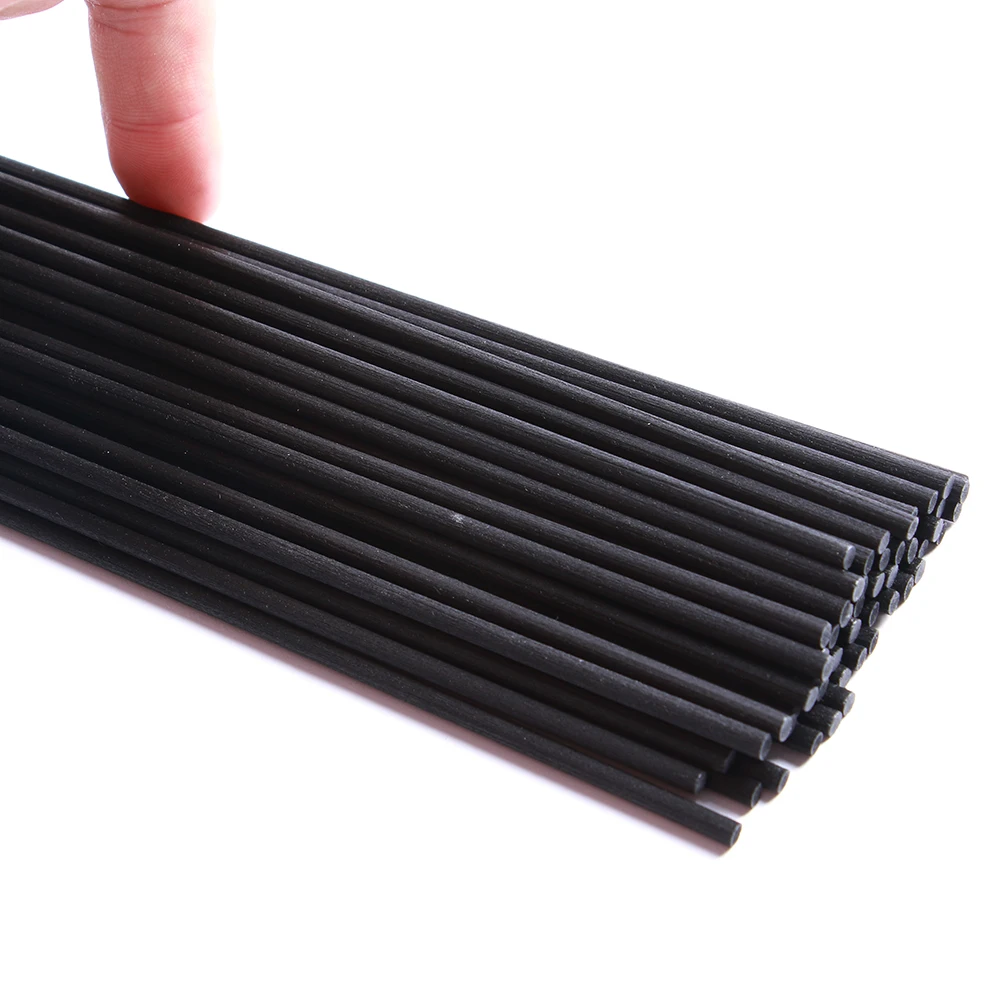 

Factory Wholesale 3mm 4mm Black Fiber Stick Essential Oil Diffuser Fiber Sticks Reed Diffuser Rattan Sticks for Home Fragrance, Customized color