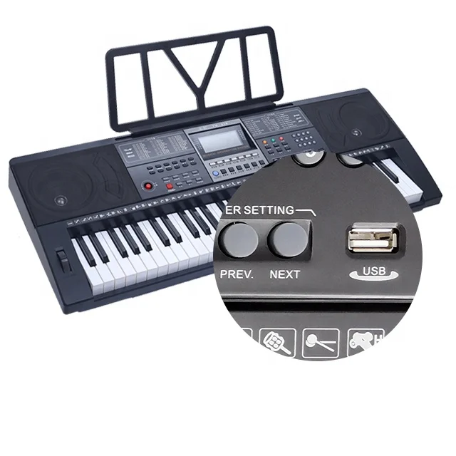 

Hot sale 61 piano keys USB MIDI keyboard best price piano toy gift electronic educational musical instrument for children
