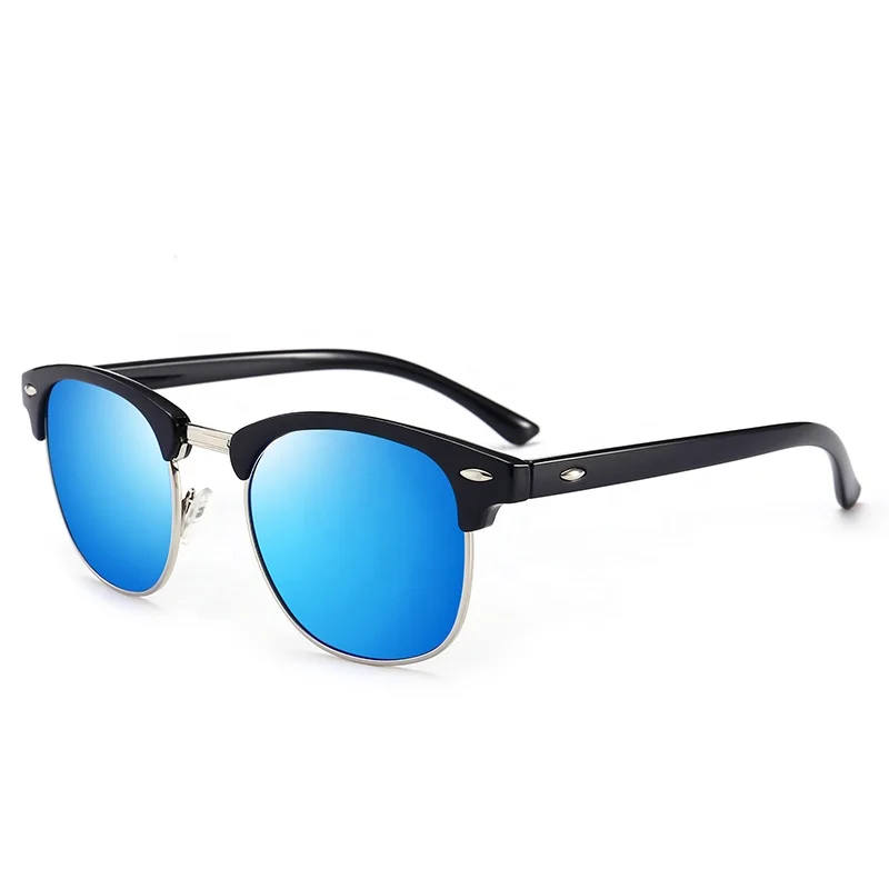

2020 classic sun goggles custom vintage odm oem uv400 rivet club master sunglasses polarizadas gafas de sol hombre mujer