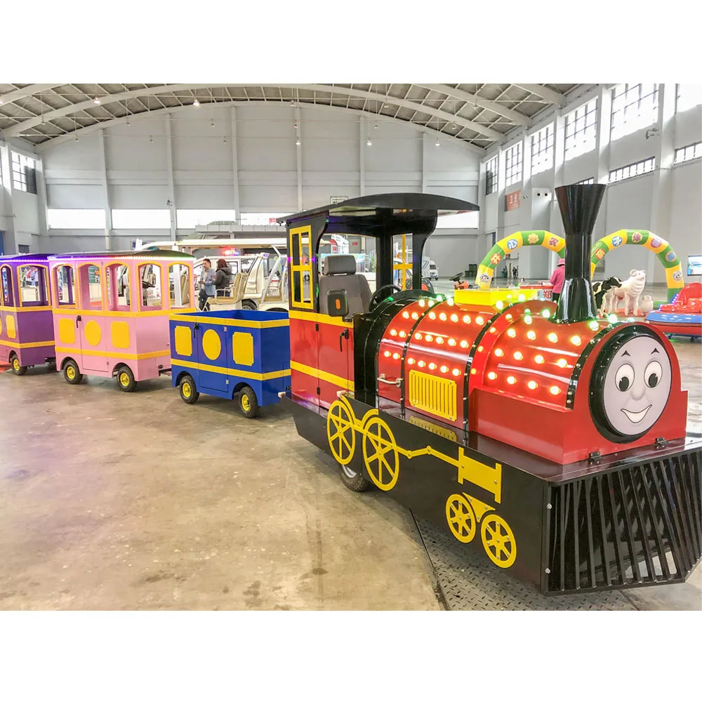 

New Design Amusement Park Ride Kids Electric Mini Tourist Kiddie Trackless Train For Sale, Customized