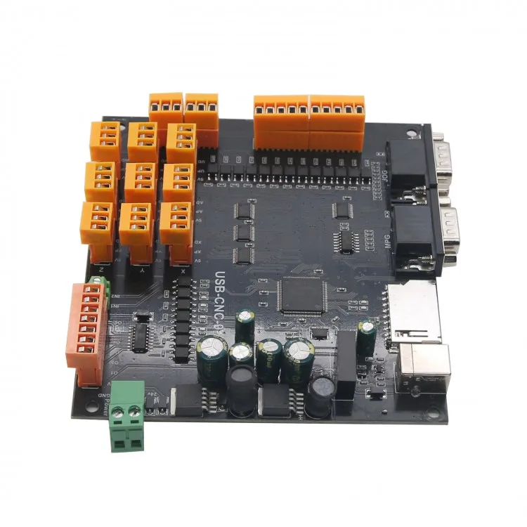 9 Axis CNC Controller Kit 100KHz USB Stepper Motor Controller Breakout Board Kit 